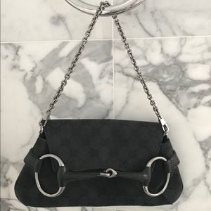 Gucci canvas pouchette